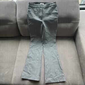 NWOT Aritzia Babaton Program Pant Gray High Rise Flare Trouser Size 6
